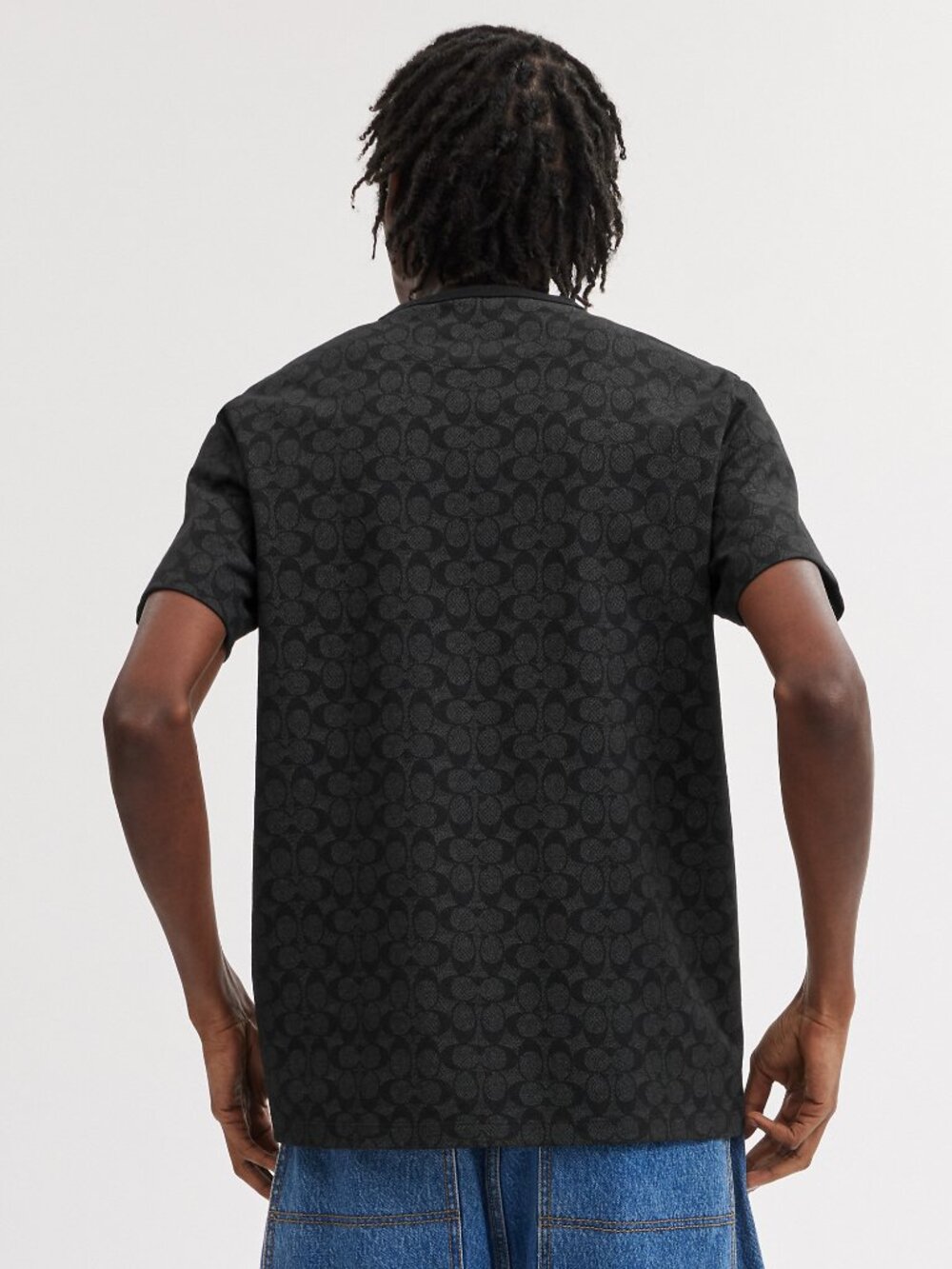 Coach Signature T-Shirt In Organic Cotton Size Medium
